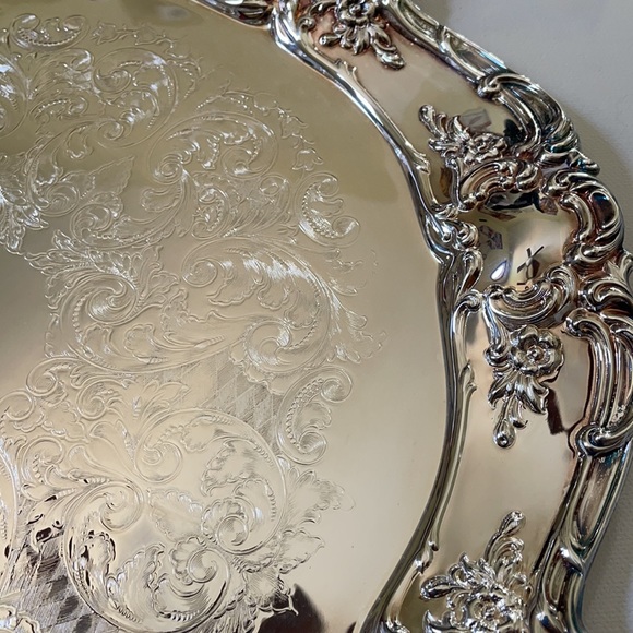 Silver plate size 13/13 inches - Picture 2 of 6